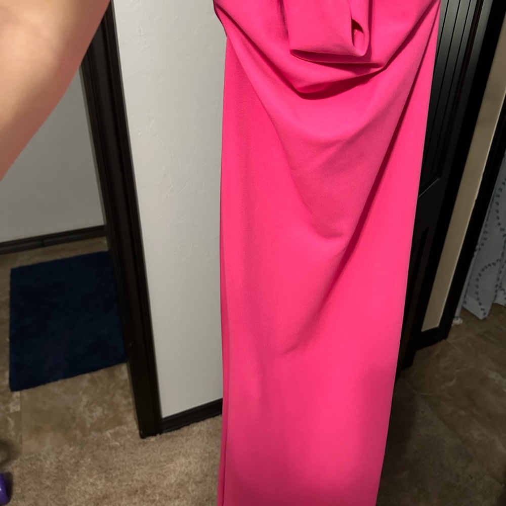 by the way. Vibrant Pink Maxi Dress